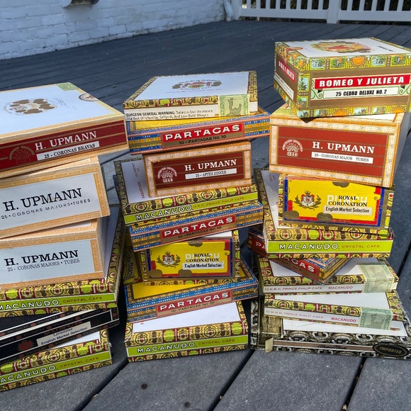 Vintage Cigar Box Set of 2 - Picture 1 of 5